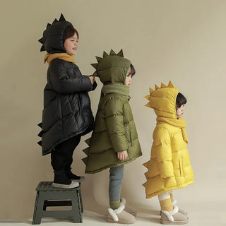 Kids Dinosaur Parka Down Coat Jacket - RYAN AND REMI