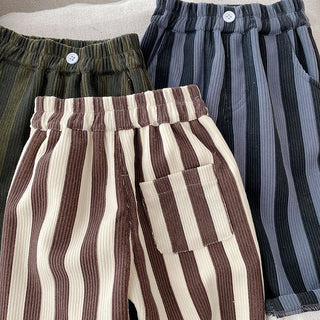 Stripe Boys Trousers - RYAN AND REMI