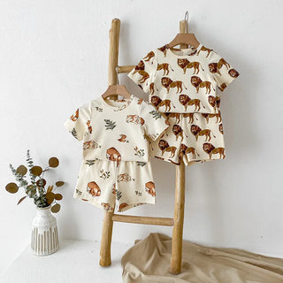 Animal Print Kids' 2-Piece Set - RYAN AND REMI