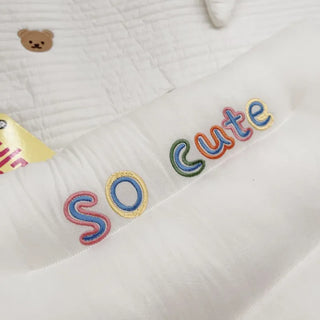 Embroidery So Cute Naptime Pillow - RYAN AND REMI