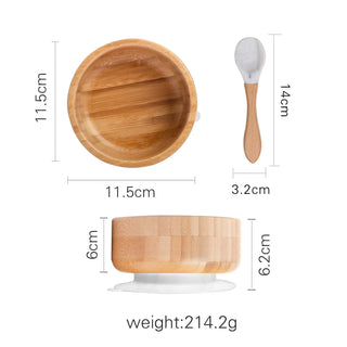 Bamboo Plate Set for Kids - RYAN AND REMI