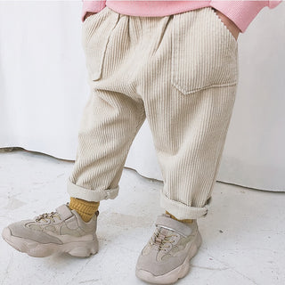 Retro Corduroy Harem Trousers Pants - RYAN AND REMI