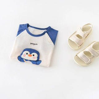 Penguin Short Sleeve Bodysuit - RYAN AND REMI