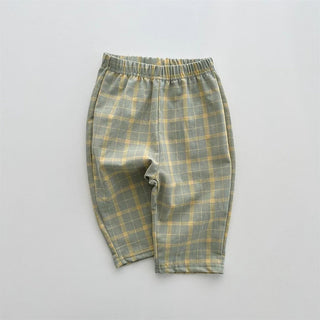 Baby Boy Plaid Pants - RYAN AND REMI