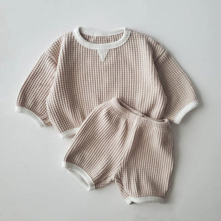 Waffle 0-2Y Baby Sportswear Set - RYAN AND REMI