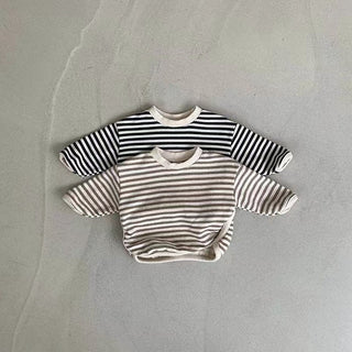 Fall Long Sleeve Striped Shirt - RYAN AND REMI