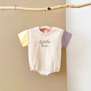 Little Love Color Block T-Shirt Bodysuit