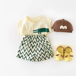 Baby Crocodile Shorts Set - RYAN AND REMI