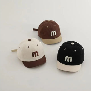 Letter M Peaked Cap