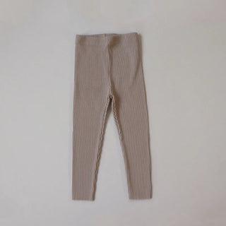 Baby Ribbed Solid Leggings - RYAN AND REMI