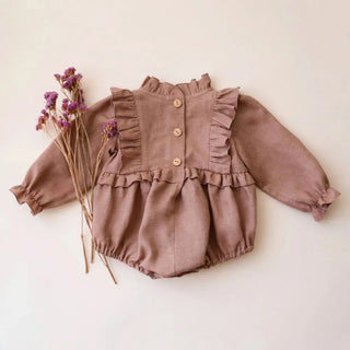 Organic Cotton Romper: Summer Comfort for Baby Girls - RYAN AND REMI