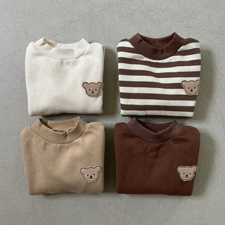 Cute Bear Fleece Thick Sweatshirt - RYAN AND REMI