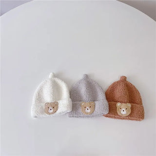 Baby Cozy Teddy Bear Hat - RYAN AND REMI