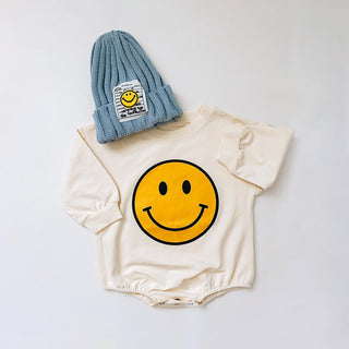 Smiley Face Baby Bodysuit - RYAN AND REMI