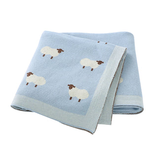 Sheep Print Baby Blanket