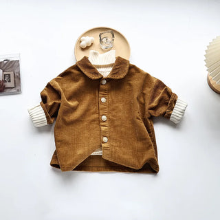 Kids Corduroy Collar Jacket - RYAN AND REMI