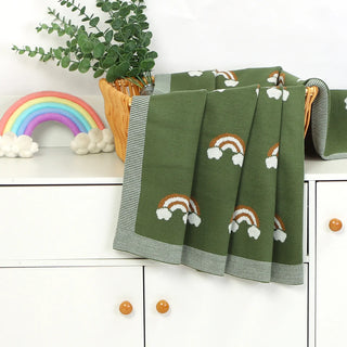 Rainbow Swaddle Wrap Stroller Blankets - RYAN AND REMI