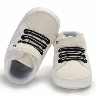 Boys High Top Velcro Sneakers