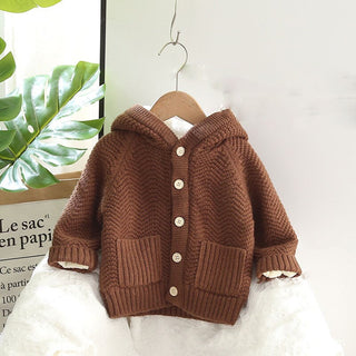 Winter thickened hooded clothes for girls - RYAN AND REMI