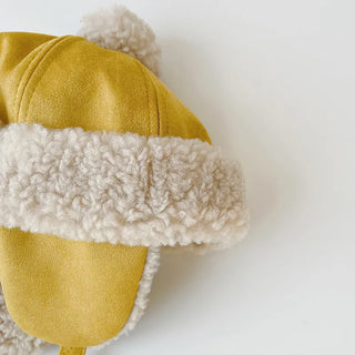 Kids Mongolian Velvet Warm Winter Hat - RYAN AND REMI