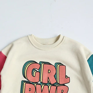 GIRL POWER Patchwork Sweater Bodysuit - RYAN AND REMI