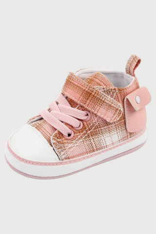 Baby Plaid Canvas Shoes - RYAN AND REMI