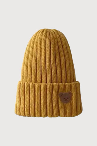 Teddy Bear Embroidered Winter Beanie Hat - RYAN AND REMI