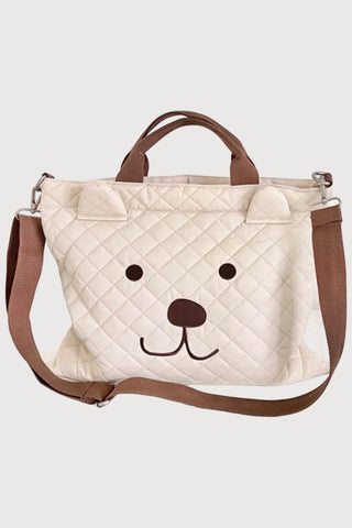 Multifunctional Cartoon Dog Print Quilted Mom Bag - RYAN AND REMI