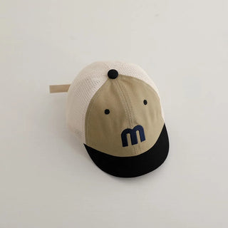 Mesh Baseball Hat with Embroidery - RYAN AND REMI