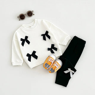 3D Ribbon Sweat and Pants Set