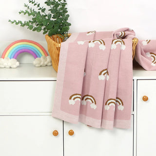 Rainbow Swaddle Wrap Stroller Blankets