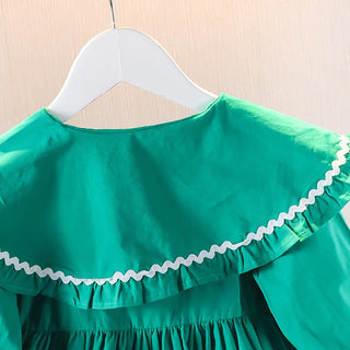 Flower Neck Princess Dress