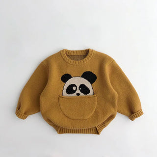 Cartoon Animal Pouch Sweater - RYAN AND REMI