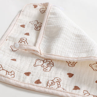 Muslin Burp Cloths Bibs Set. 3 Pcs. - RYAN AND REMI