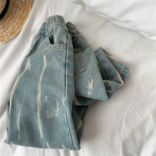 Denim Wide Leg Pants