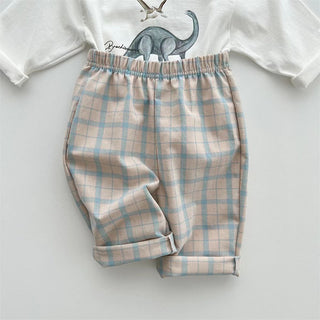 Baby Boy Plaid Pants - RYAN AND REMI