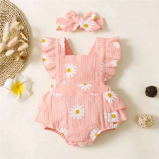 Daisy Printed Romper - RYAN AND REMI