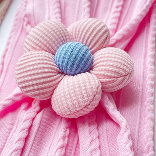 Baby Girl Flower Puff Elastic Soft Headband - RYAN AND REMI