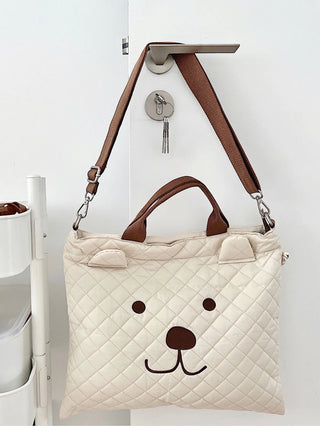 Multifunctional Cartoon Dog Print Quilted Mom Bag - RYAN AND REMI