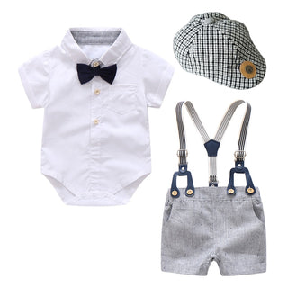 Baby Gents Shorts Suspender Set - RYAN AND REMI