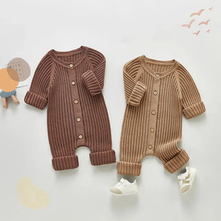 Cozy Long Sleeve Knitted Jumpsuit