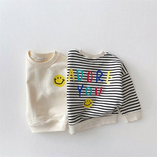 Adore You Long Sleeve Smiley Sweater