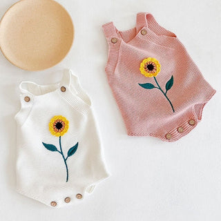 Sunflower Knitted Bodysuit - RYAN AND REMI