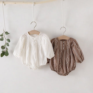 Long sleeve Cotton Spring Romper - RYAN AND REMI