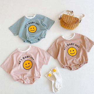 Oversized Baby Stripe Romper - RYAN AND REMI