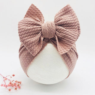 Baby Girl Bow Tie Turban Hat - RYAN AND REMI